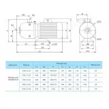 CNP CHL12-30LSWSR многоступенчатый горизонтальный насос
