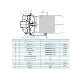 Центробережный поверхностный насос CNP MS 100/1,1 SSC