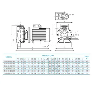 CNP ZS 100-80-200/37 SSC консольно-моноблочный насос (ЦНП) CNP ZS 100-80-200/37 SSC консольно-моноблочный насос (ЦНП)